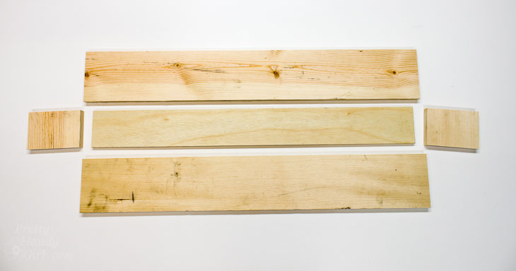Cut trough pieces