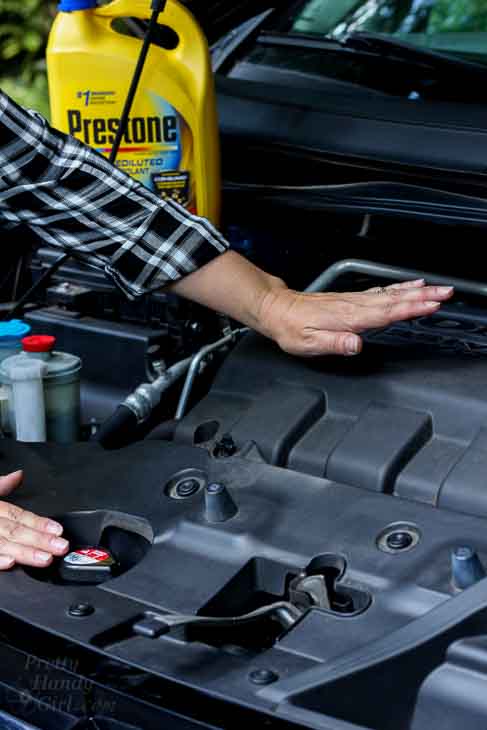Check if Engine and Radiator are hot