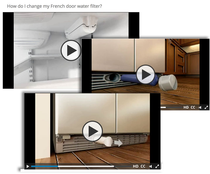 How to Replace Refrigerator Water Filters in Less than 2 Minutes Videos