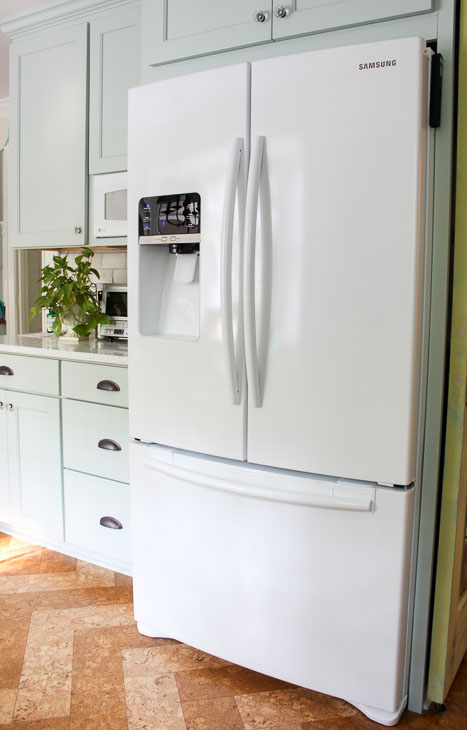 White refrigerator