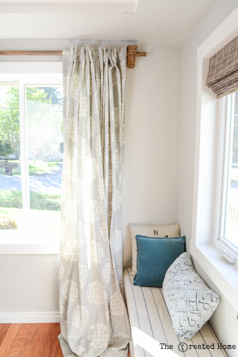 DIY Corbel Curtain Rod Holders