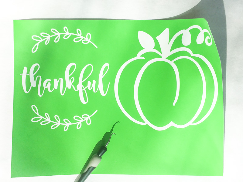 Create stencils with a cutting machine or make your own out of paper.