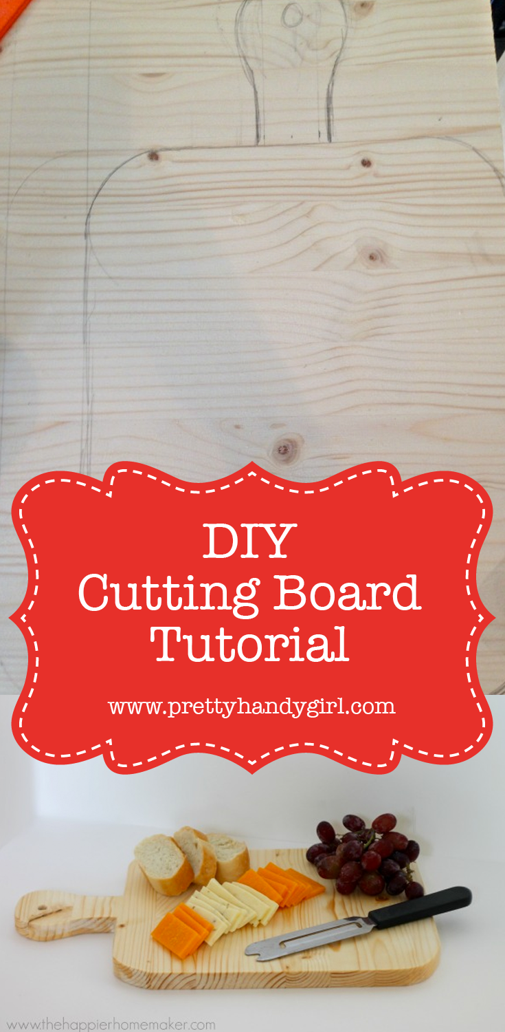 DIY wooden cutting board