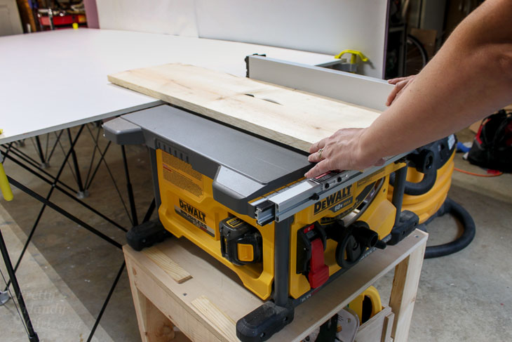 Table Saw Stand and Collapsible Out Feed Work Table