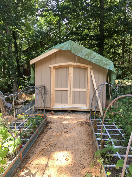 How I Built this Adorable Garden Shed