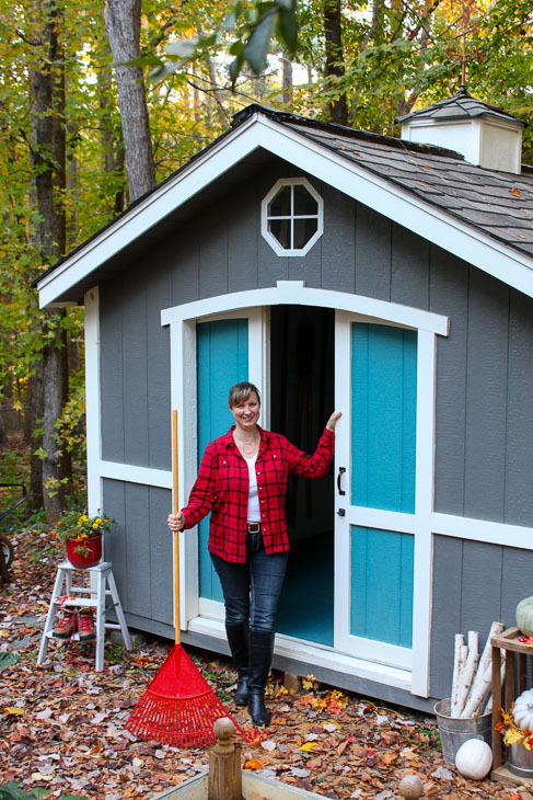 How to Build this Cute Garden Shed
