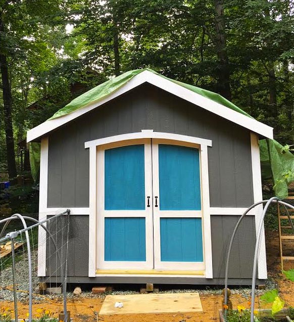 How I Built this Adorable Garden Shed