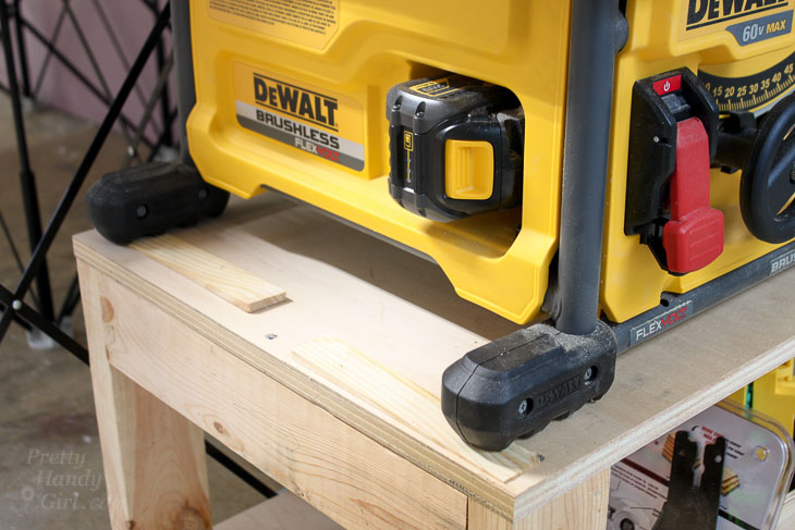 Table Saw Stand and Collapsible Out Feed Work Table