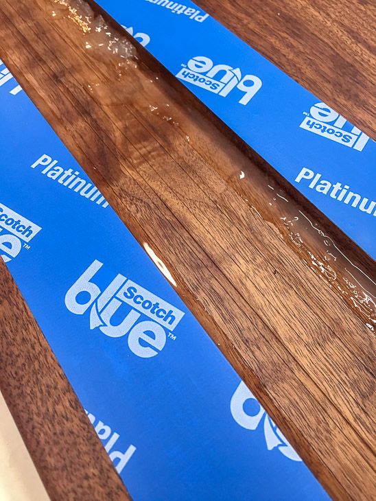 Add 100% silicone to the groove to adhere the marble.