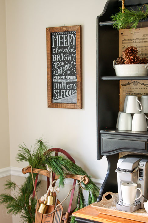 Free Winter Chalkboard Word Art! 