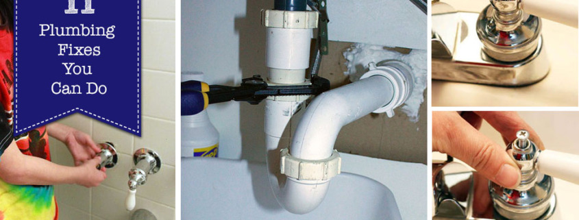 11 Plumbing Fixes You Can Do