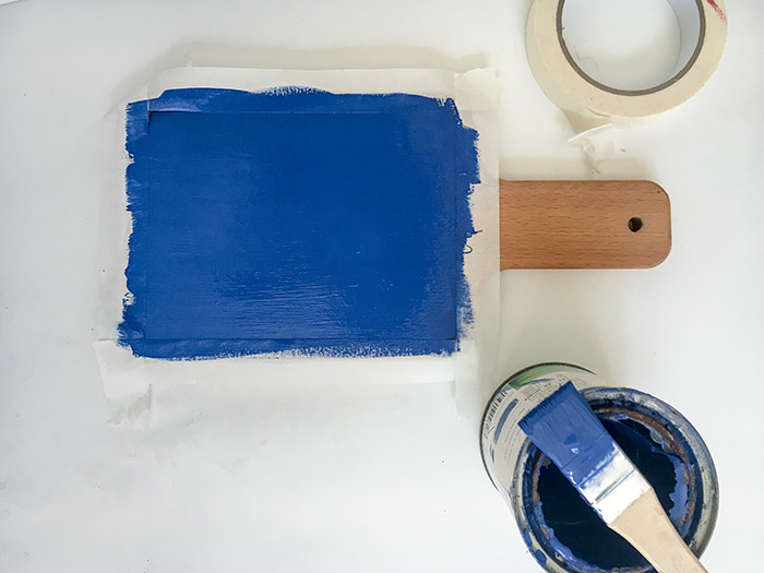 Turning an old cutting board into a meal planner