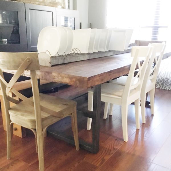 Diane & Dean DIY Farmhouse Table