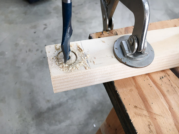 Drilling hole for test tube
