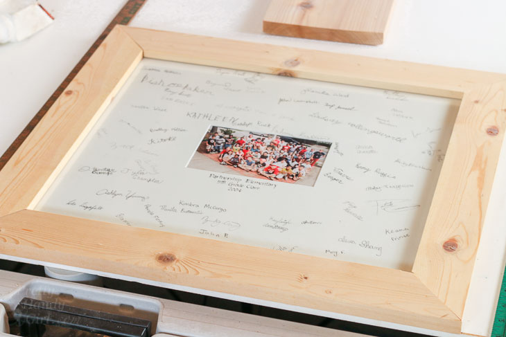 How to Custom Build a Vintage Ruler Picture Frame