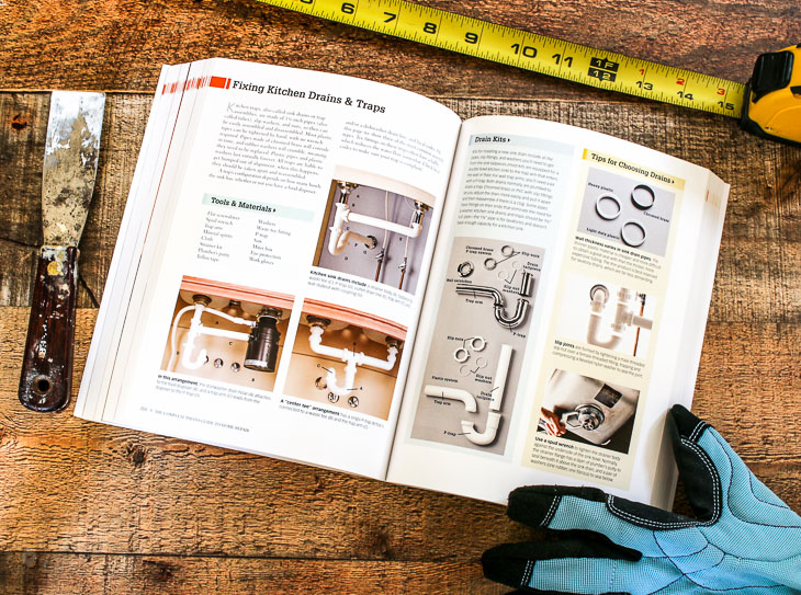 Home Repair book plumbing example