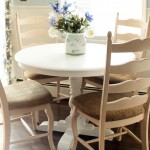 Painted laminate table