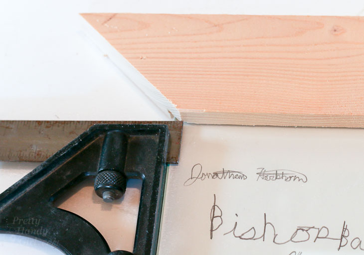 How to Custom Build a Vintage Ruler Picture Frame