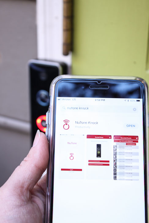 Set up NuTone Smart Video Doorbell Camera