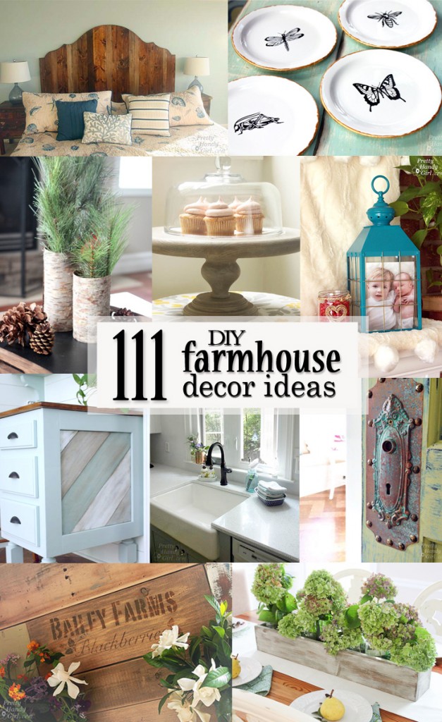 Check out these 111 DIY Farmhouse Decor ideas and get a ton of inspiration on how you can decorate your house in the farmhouse style without breaking the bank!