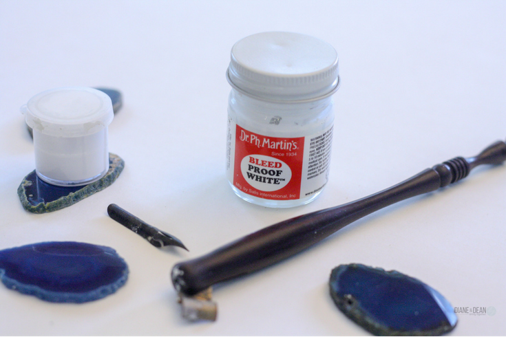 Make Your Own Agate Place Cards