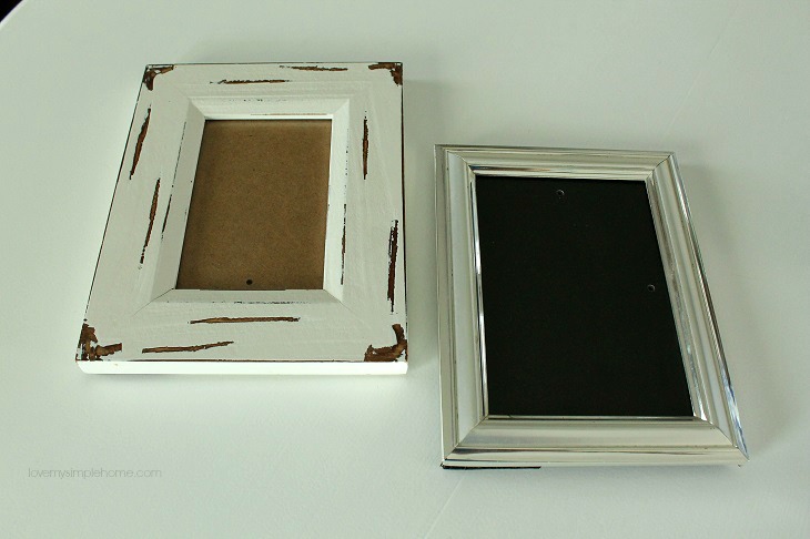 Materials for Pressed faux flowers behind glass