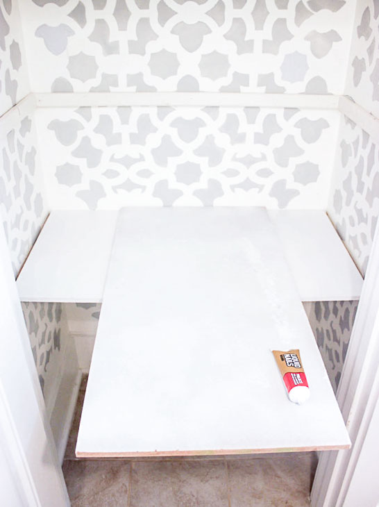 construction adhesive glue shelves