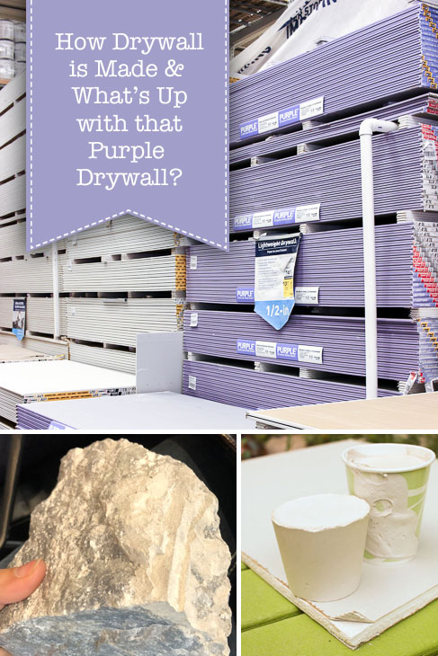 How is Drywall Made and What is Purple Drywall?