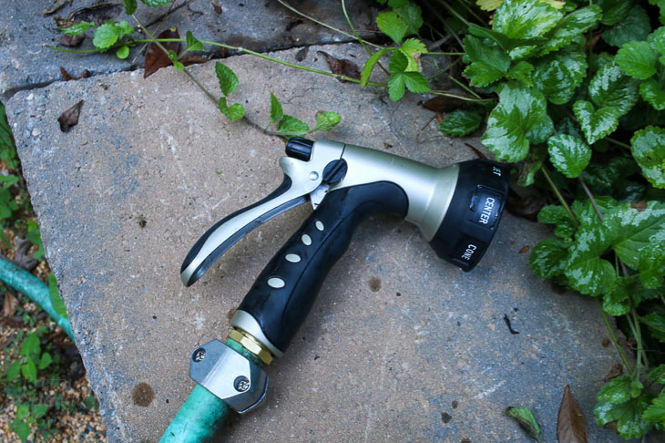 fixed garden hose