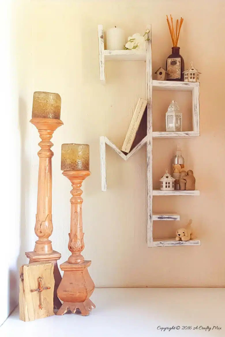 scrap wood HOME shelves