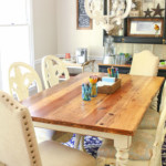 dining room makeover into homework station