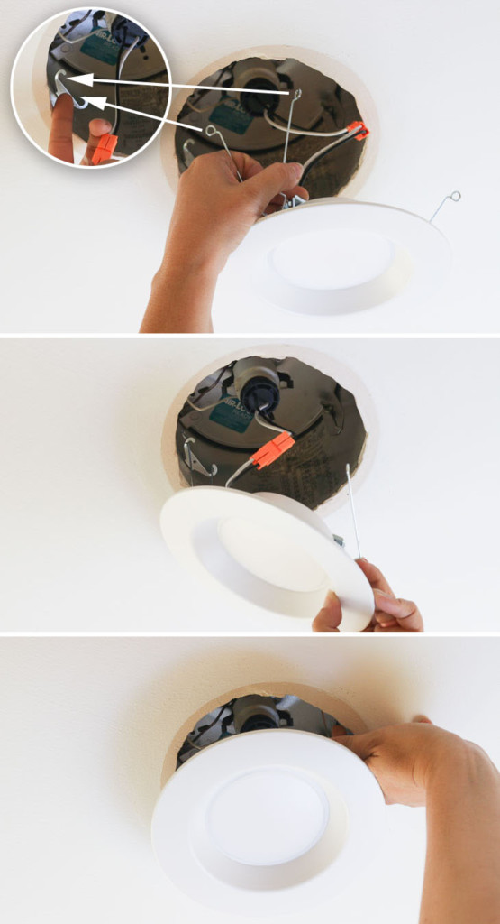 Update Ugly Recessed Can Lights with Energy Efficient LED