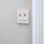 dimmer switches on wall