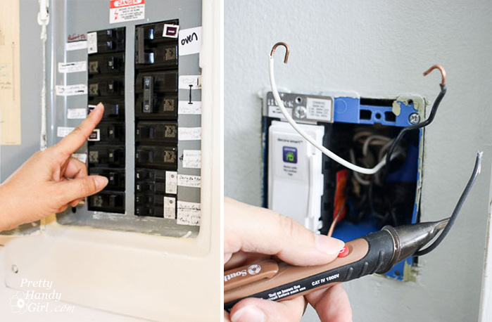 turn off circuit breaker test power
