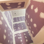 Hi-abuse purple drywall