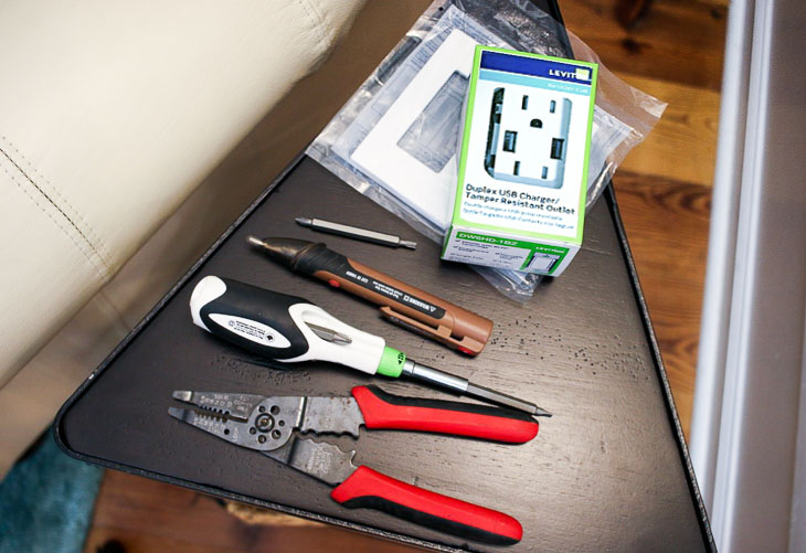 materials for installing outlets