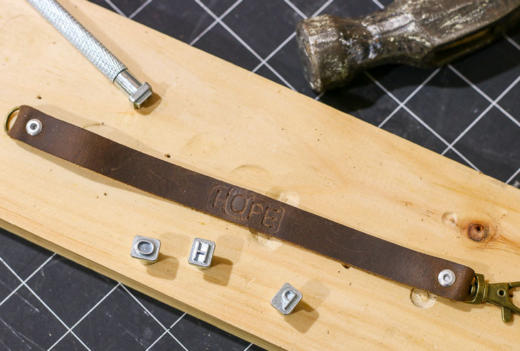 metal letter stamps