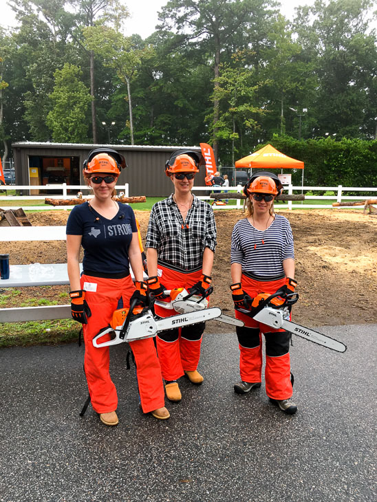 women of Stihl event