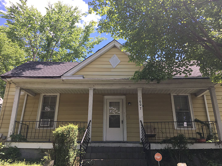1900 triple A frame house