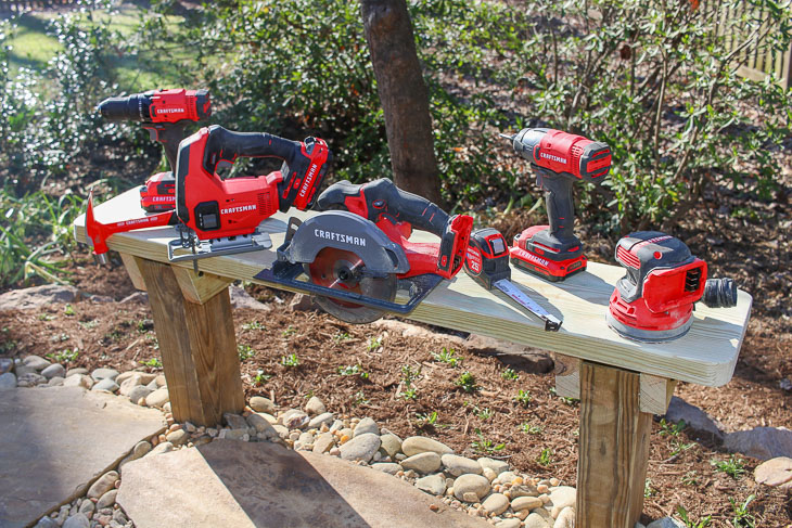 DIY Built-In Fire Pit Benches
