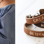 diy stamped leather bracelets