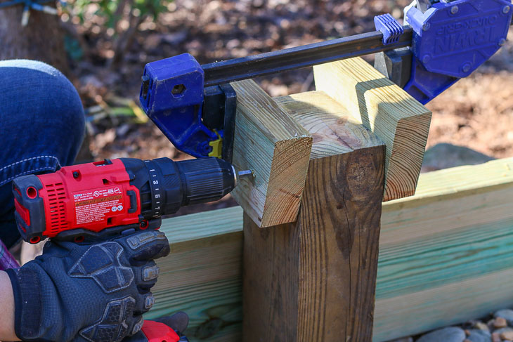 DIY Built-In Fire Pit Benches