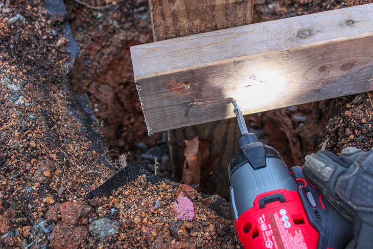 DIY Built-In Fire Pit Benches