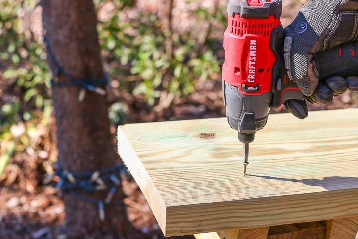 DIY Built-In Fire Pit Benches