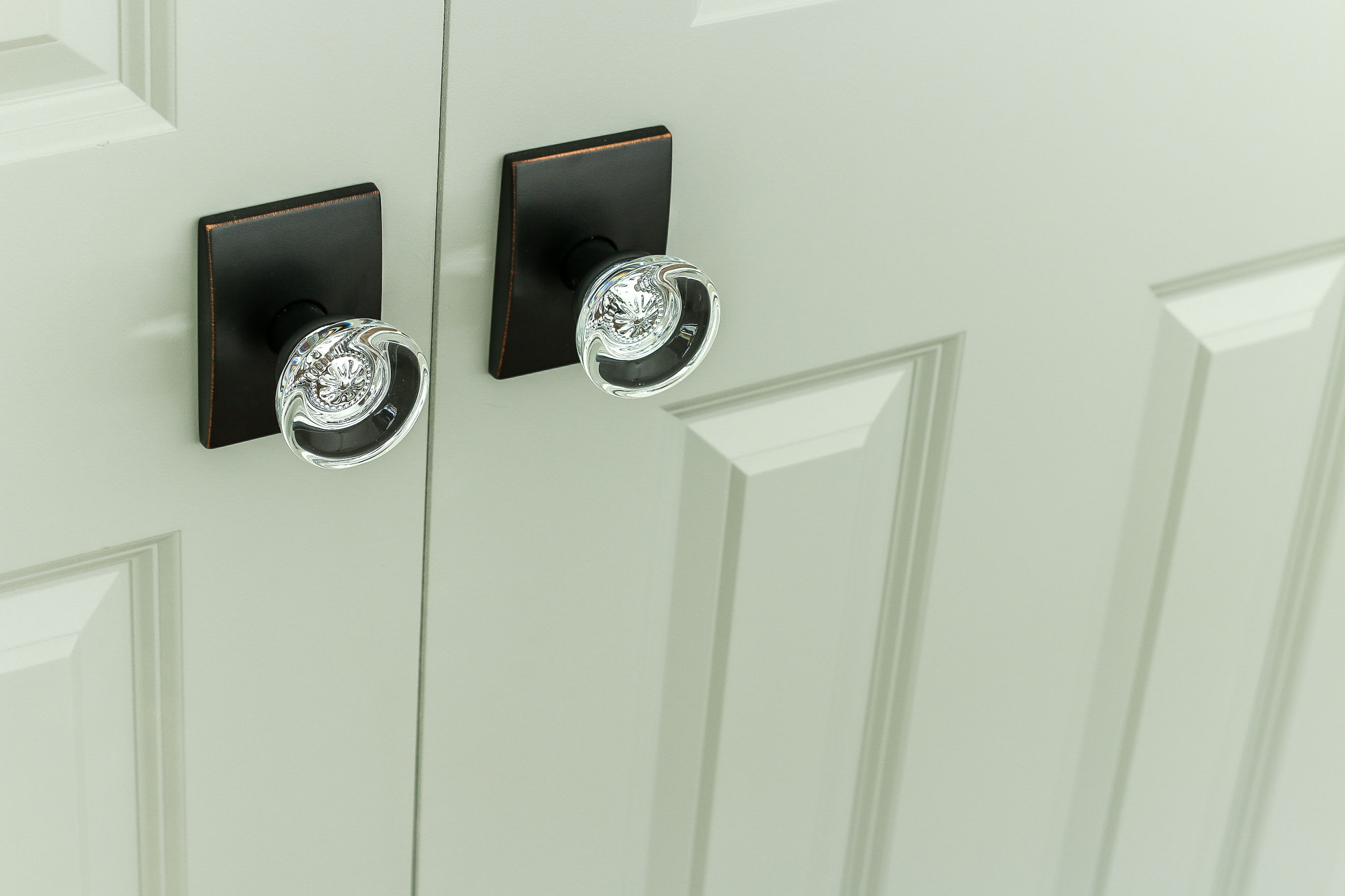 Two Schlage Hobson Door Knobs