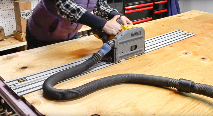 using track saw cut plywood