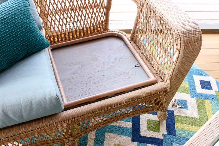 Fix for sagging cushion. Plywood under cushions