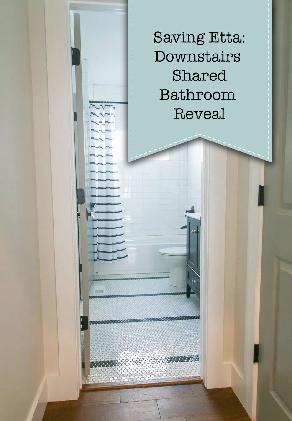 Saving Etta: Downstairs Bathroom Reveal