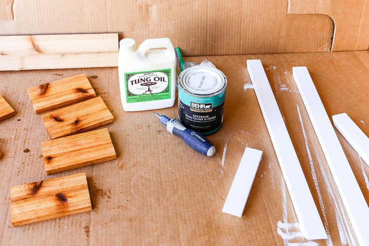 painting and sealing wood for exterior use