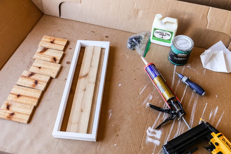 creating frame for sign